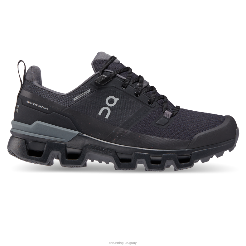 On Running caminante de nubes impermeable mujer JV6F623 negro/eclipse